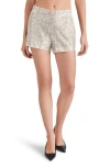 Steve Madden Sequined Hot Shorts In Neutral