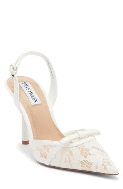Steve Madden Sereena Lace Slingback Pump In Multi