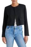 Steve Madden Serene Crop Blazer In Black