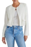 Steve Madden Serene Crop Blazer In White