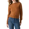 Steve Madden Serra Boat Neck Sweater In Multi