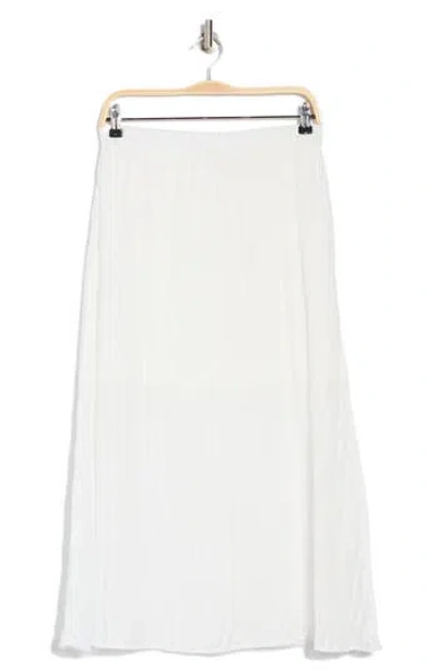 Steve Madden Shadow Stripe Skirt In White