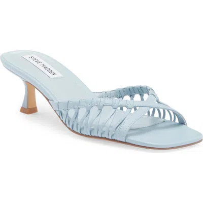 Steve Madden Sharey Kitten Heel Sandal In Blue