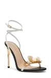 Steve Madden Sheila Ankle Strap Sandal In Black Multi