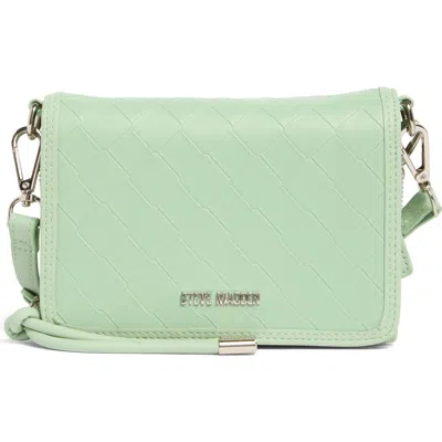 Steve Madden Siena Embossed Crossbody Bag In Bio-mint