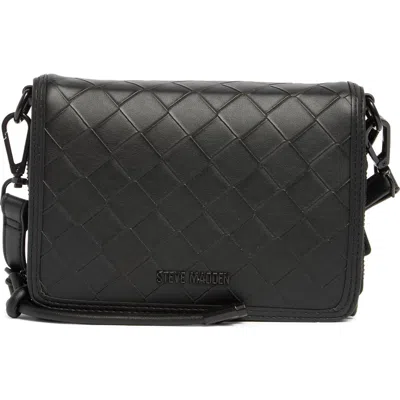Steve Madden Siena Embossed Crossbody Bag In Black