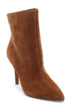 Steve Madden Sierah Pointed Toe Bootie In Brown