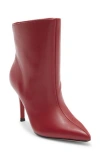 Steve Madden Sierah Pointed Toe Bootie In Red