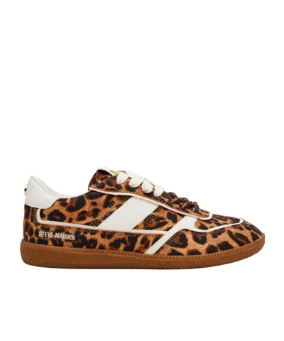 Steve Madden Simple Low-top Casual Shoes In Animal Print