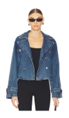 Steve Madden Sirus Jacket In New York Wash