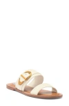 Steve Madden Sivan Slide Sandal In Bone