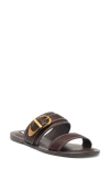 Steve Madden Sivan Slide Sandal In Brown