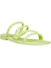 Steve Madden Skyler J Womens Slip On Studded Slide Sandals In Multi