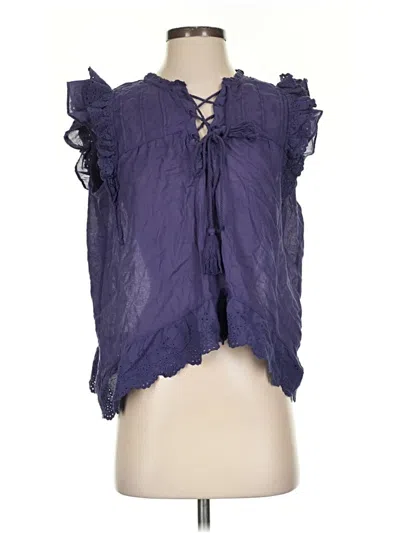Pre-owned Steve Madden Sleeveless Blouse In Purple