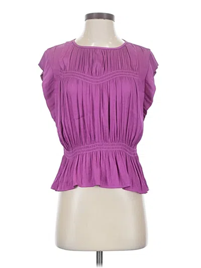 Pre-owned Steve Madden Sleeveless Blouse In Purple
