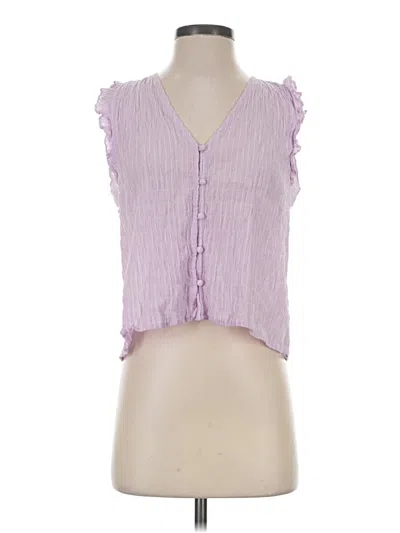 Pre-owned Steve Madden Sleeveless Blouse In Purple