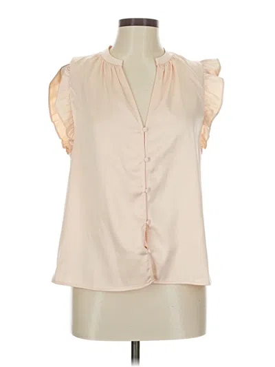 Pre-owned Steve Madden Sleeveless Blouse In White
