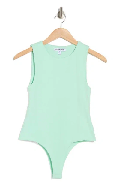 Steve Madden Sleeveless Bodysuit In Green