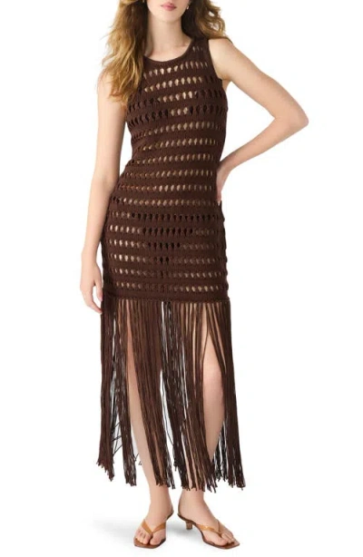 Steve Madden Sleeveless Knit Dress In Brown