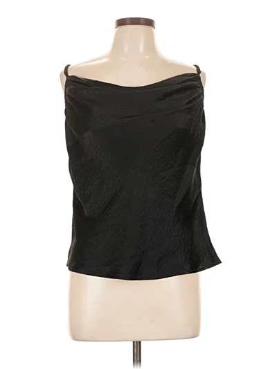 Pre-owned Steve Madden Sleeveless Top Black Strapless Neckline Tops