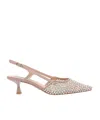 Steve Madden Slingback High Heel Sandals In Neutral