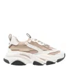 Steve Madden Logo-print Chunky Sneakers In Beige