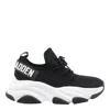 Steve Madden Lace-up Sneakers In Black