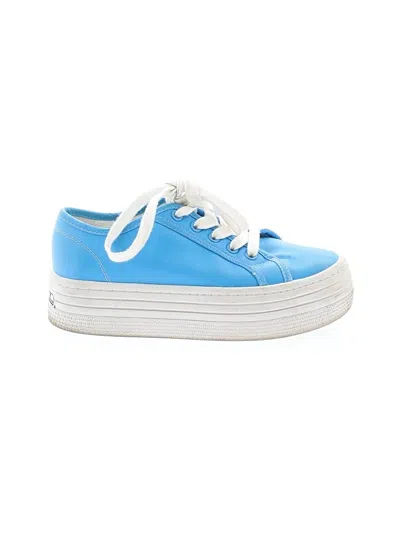 Pre-owned Steve Madden Sneakers In Blue