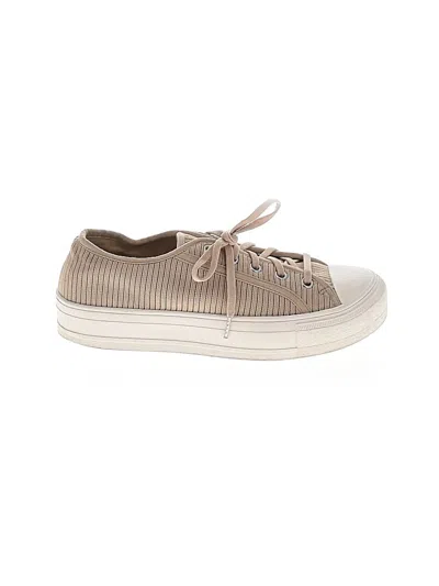 Pre-owned Steve Madden Sneakers In Tan