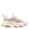 Steve Madden Logo-print Chunky Sneakers In White