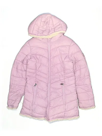 Pre-owned Steve Madden Kids' Snow Jacket In Purple