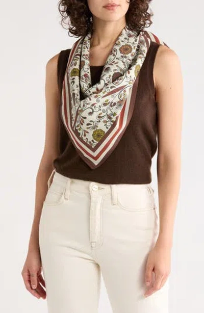 Steve Madden Soft Floral Scarf In Multi