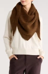 Steve Madden Solid Triangle Scarf In Brown
