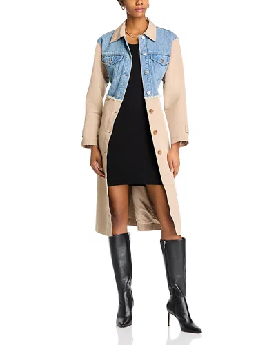 STEVE MADDEN SORAYA MIXED MEDIA COAT