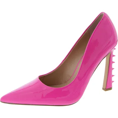Steve Madden Spades Womens Patent Pointed Toe Pumps In Multi