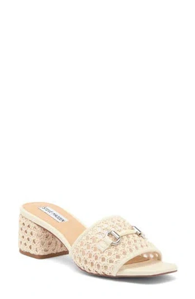 Steve Madden Splendid Bit Slide Sandal In Bone