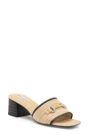 Steve Madden Splendid Bit Slide Sandal In Natural/ Black