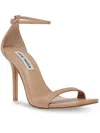 Steve Madden Spree Womens Buckle Ankle Strap Dress Sandals In Natural