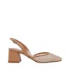 STEVE MADDEN SQUARE-HEADED HIGH-HEELED SANDALS