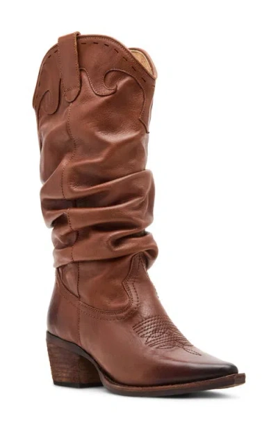Steve Madden Stage Slouch Boot In Brown