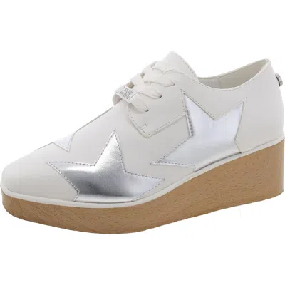 Steve Madden Starpower Womens Faux Leather Lace-up Casual And Fashion Sneakers In Multi