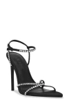 Steve Madden Stellina Ankle Strap Sandal In Black