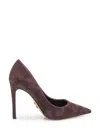 Steve Madden Décolleté In Suede With Stiletto Heel In Brown