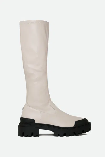 Steve Madden Stivale Panna In Bianco