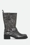 Steve Madden Stivale Route Argento In Grigio