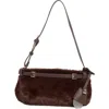 Steve Madden Storm Faux Fur Shoulder Bag In Brown