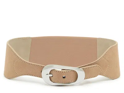 Steve Madden Stretch Belt In Tan