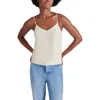 Steve Madden Stretch Sequin Camisole In Cream