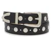 Steve Madden Stud Pebble Belt In Black