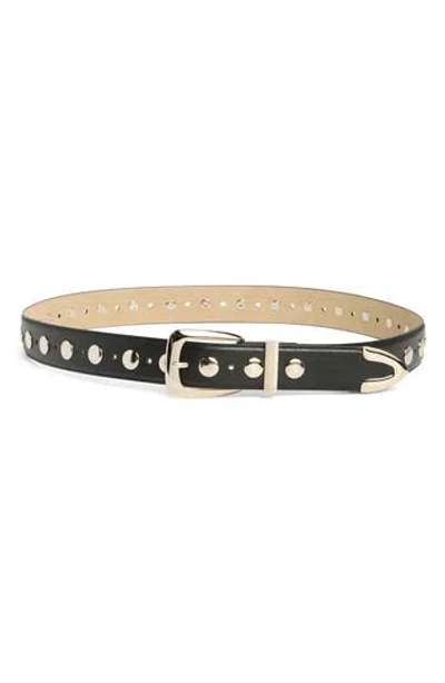 Steve Madden Studded Belt In Black